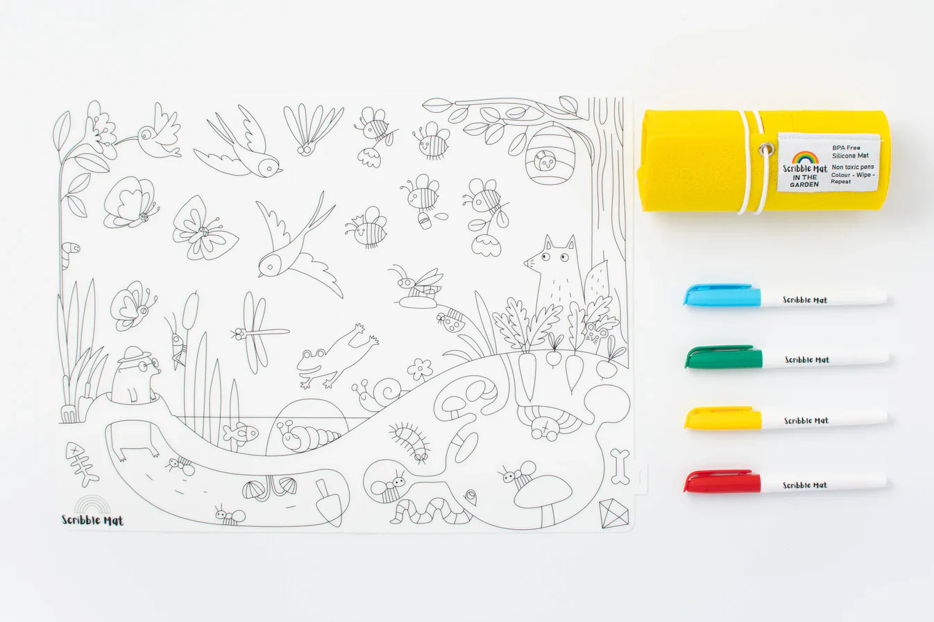 Scribble Mat The Originals - In The Garden