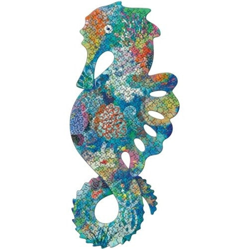 Djeco- Sea Horse Art Puzzle - 350pc