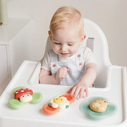Woodlands sensory spinner set shown in its retail packaging with contents and age guidance