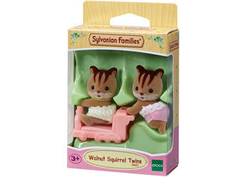 Sylvanian Families- Walnut Squirrel Twins