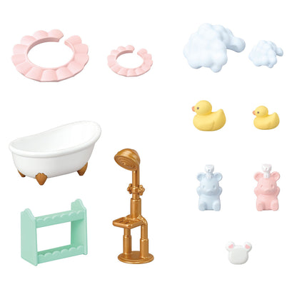 Sylvanian Families - Bath Time Bubble Siblings