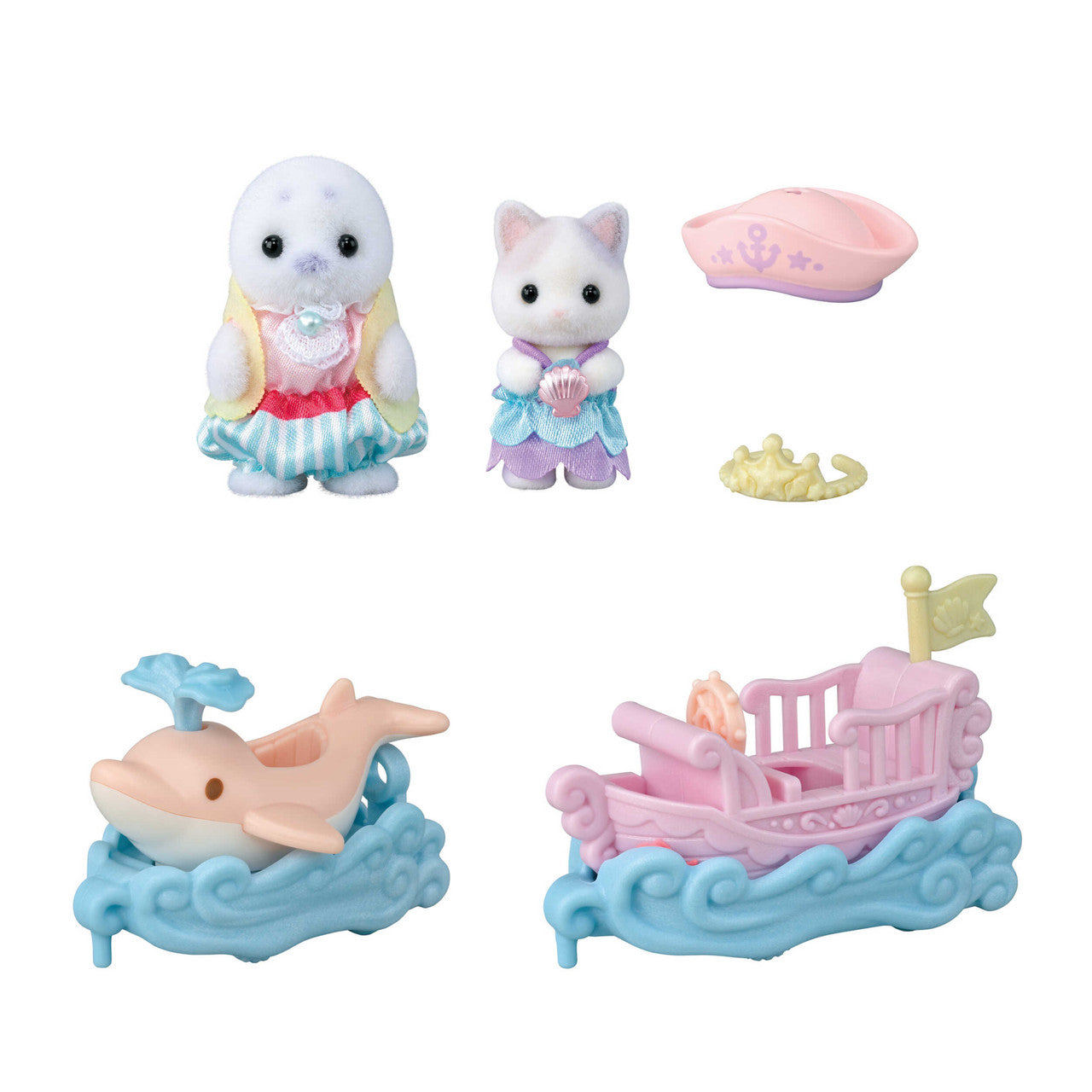 Sylvanian Families - Amusement Park Ride Set -Ride the Waves