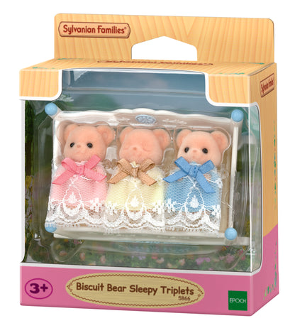 Sylvanian Families - Biscuit Bear Sleepy Triplets