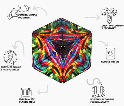 Shashibo Puzzle Cube - Cosmic Surfer