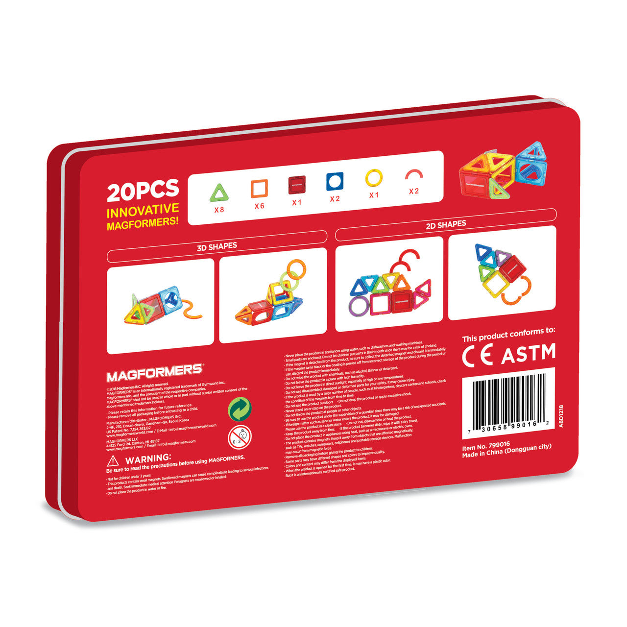 Magformers - Shapes and More 20pc Set