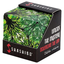Shashibo Elements magnetic transforming puzzle cube with green nature inspired design