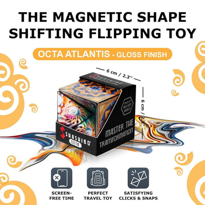 Shashibo Puzzle Cube - OCTA Atlantis | Magnetic Transforming Puzzle