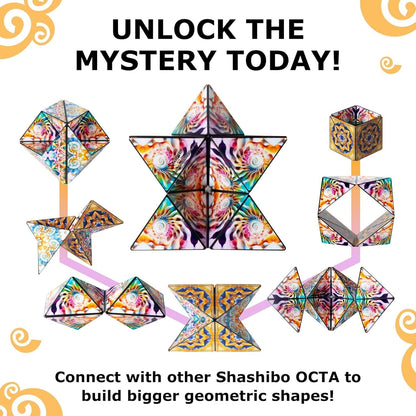 Shashibo Puzzle Cube - OCTA Atlantis | Magnetic Transforming Puzzle