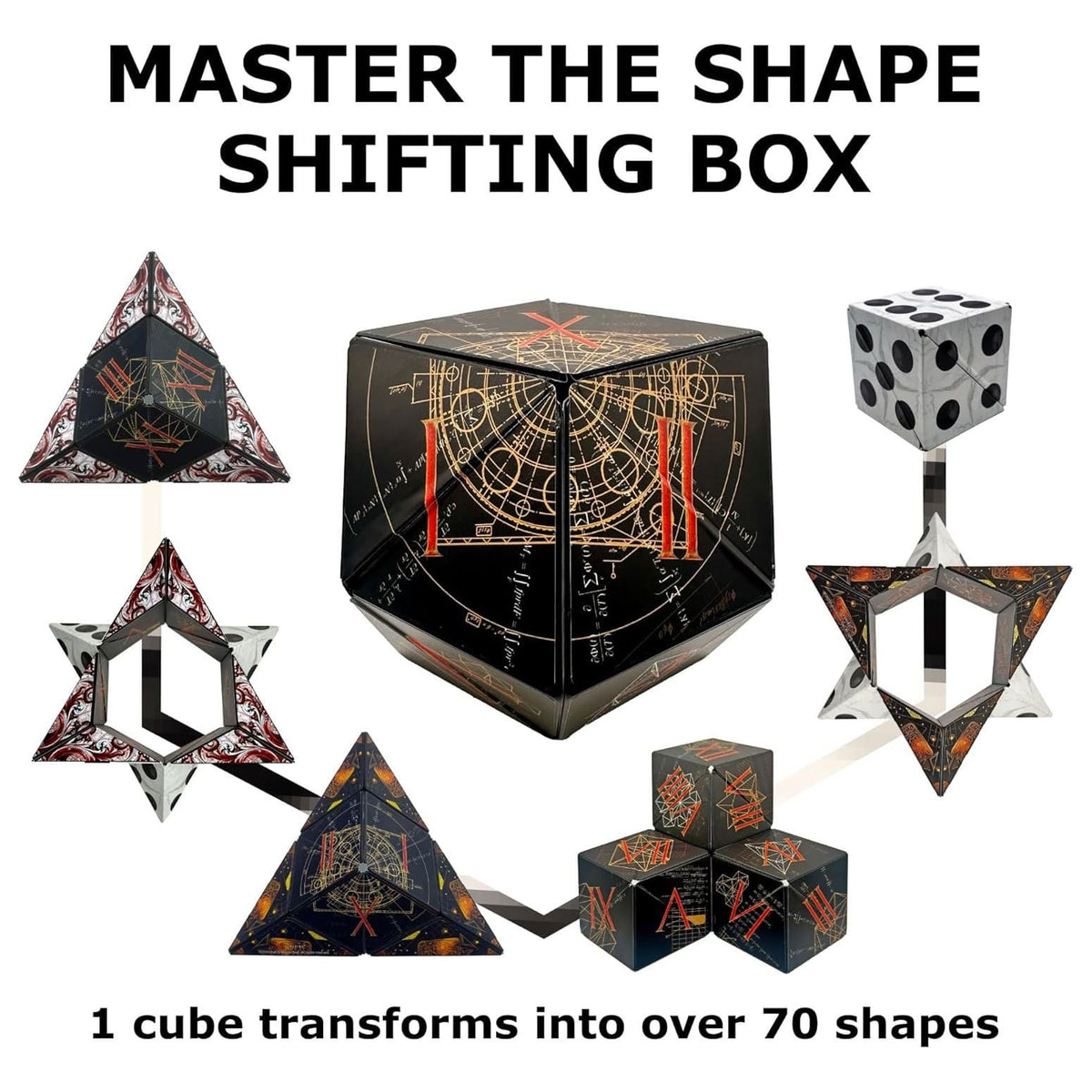 Shashibo Puzzle Cube - Renaissance | Magnetic Transforming Puzzle
