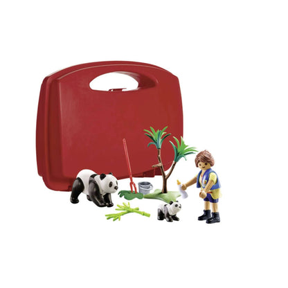 Playmobil City Life - Panda Caretaker Carry Case | 70105 **Minor Packaging Damage**