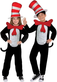 Dr. Seuss The Cat in the Hat Jumpsuit Costume (4-6yrs)