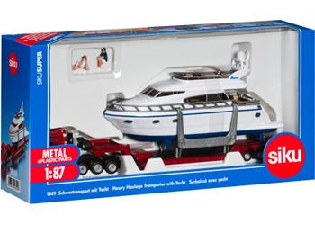 Siku - 1849 - Transporter With Yacht 1:87 Scale