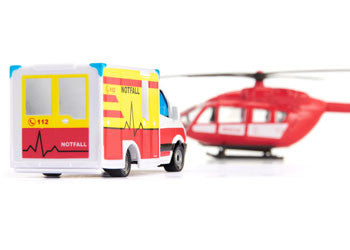 Siku - 1748 - Mercedes-Benz Ambulance & Helicopter - 1:87 Scale
