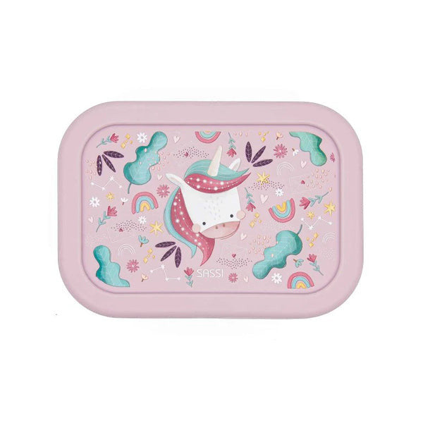 Sassi Silicone Lunch Box - Sparkly The Unicorn