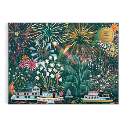 Galison 1000pc - Fireworks Jubilee Foil Puzzle