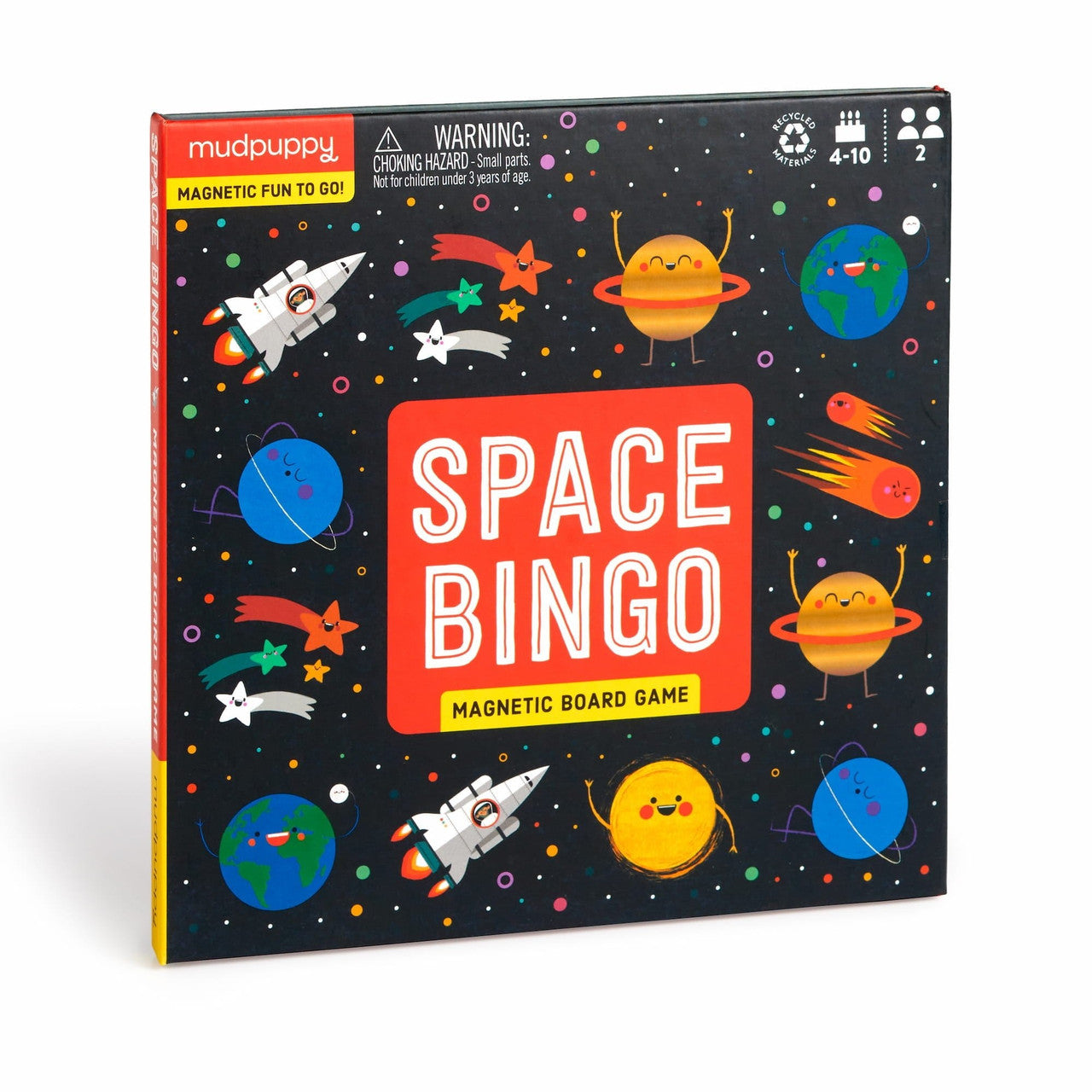 Mudpuppy - Space Bingo Magnetic Board Game