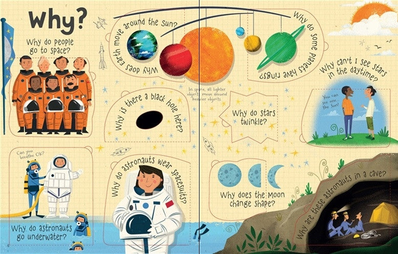 Usborne - Lift-The-Flap Questions & Answers About Space