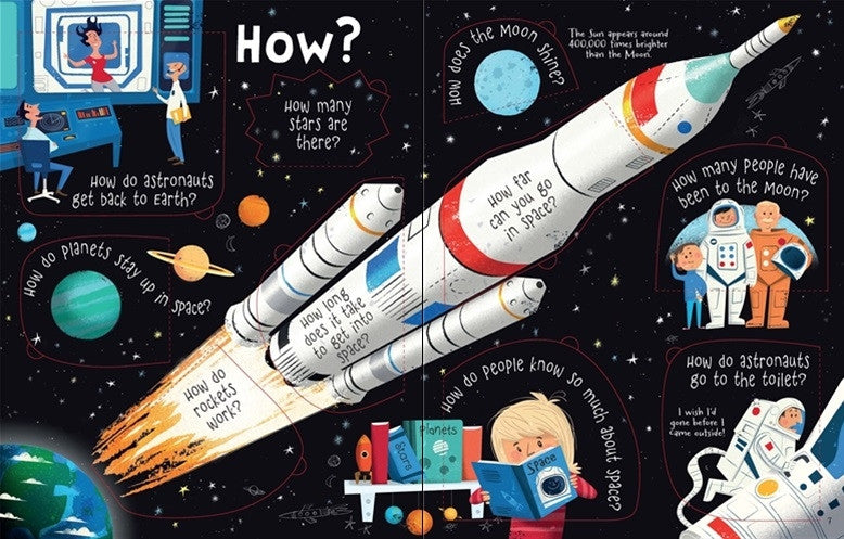 Usborne - Lift-The-Flap Questions & Answers About Space