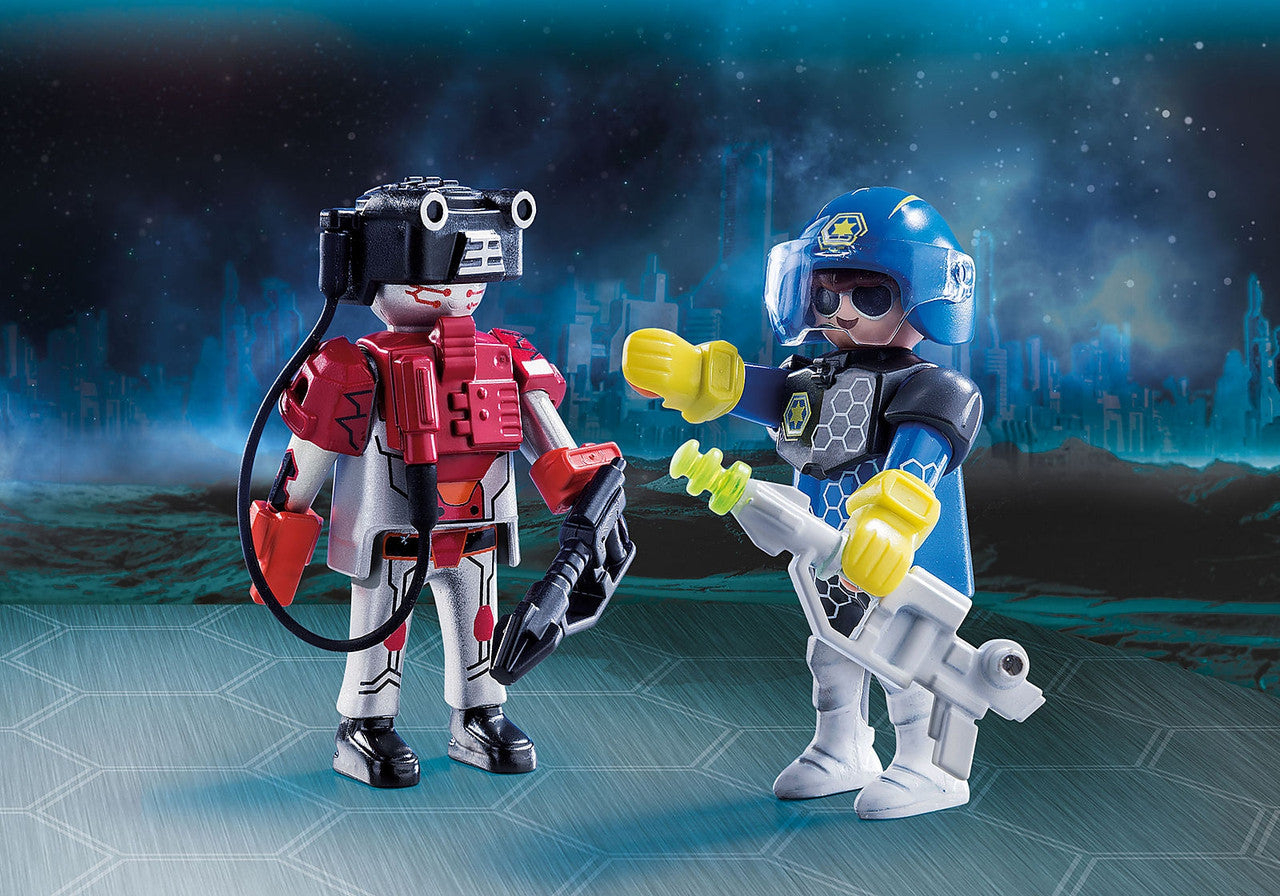 Playmobil Space - Space Police Officer & Theif 70080