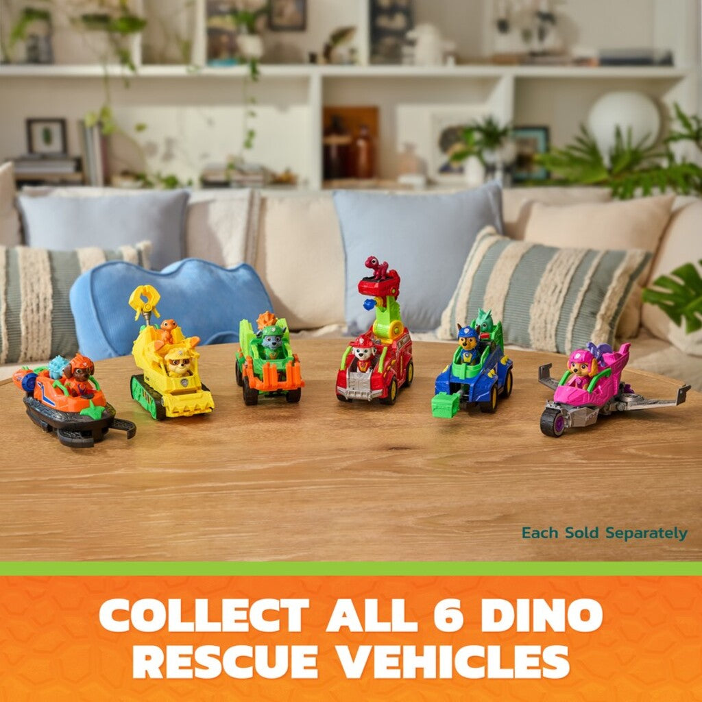 The small dinosaur friend packed with Skye's Dino Rescue Jet, ready to be carried on a rescue mission