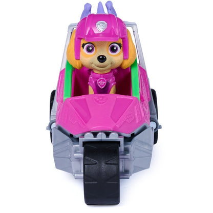 Rear view of Skye's Dino Movie vehicle showing the moulded wing detailing and free-rolling back wheels