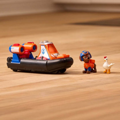 Zuma Rescue Hovercraft with the other PAW Patrol Search and Rescue vehicles in the range, each sold separately