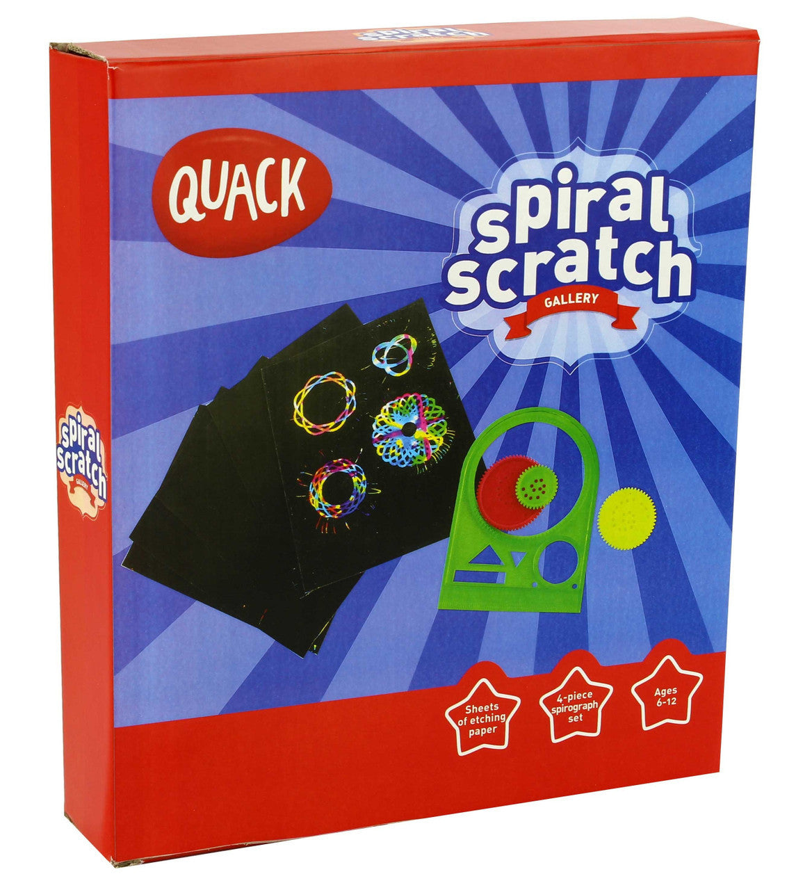 Quack - Spiral Scratch Art Gallery