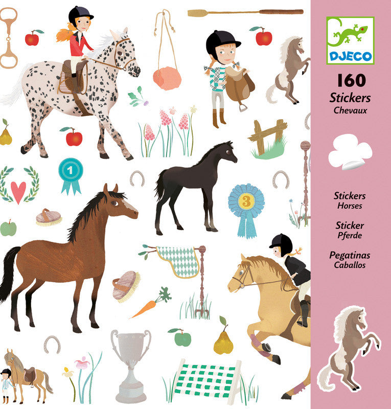 Djeco - Horses Stickers