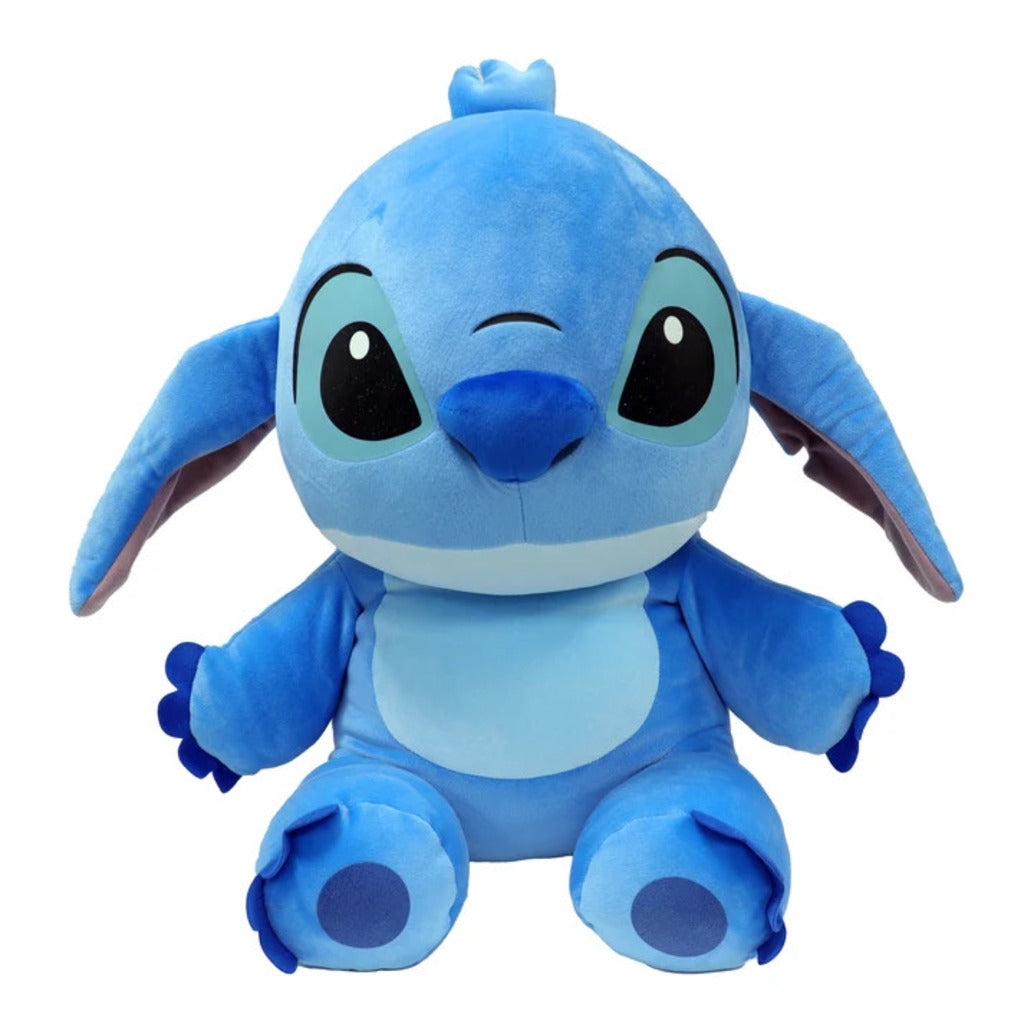 Front view of the Stitch Ty Beanie Boo soft plush toy shown front-on against a white studio background