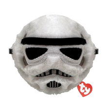 Stormtrooper Ty Beanie Bouncer collectible plush toy photographed front-on on a plain white background