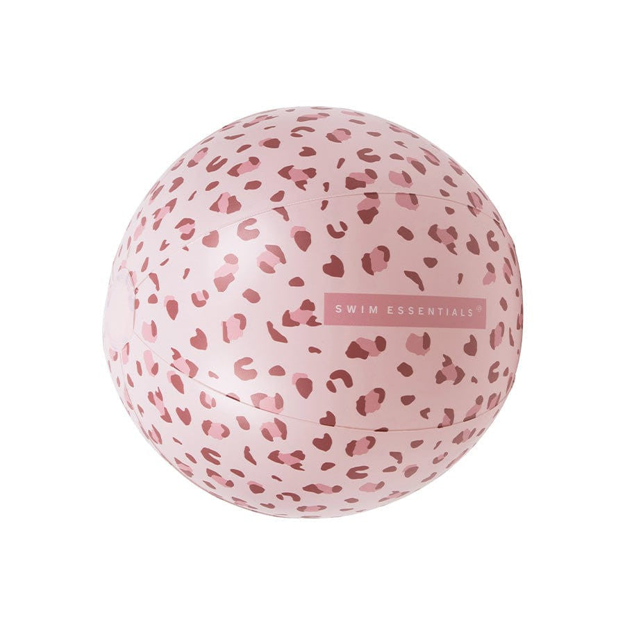 Swim Essentials - Inflatable Beach Ball - Pink Leopard 51cm