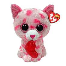 The Sweet the Cat Ty Beanie Boo collectible plush toy shown front-on against a white studio background