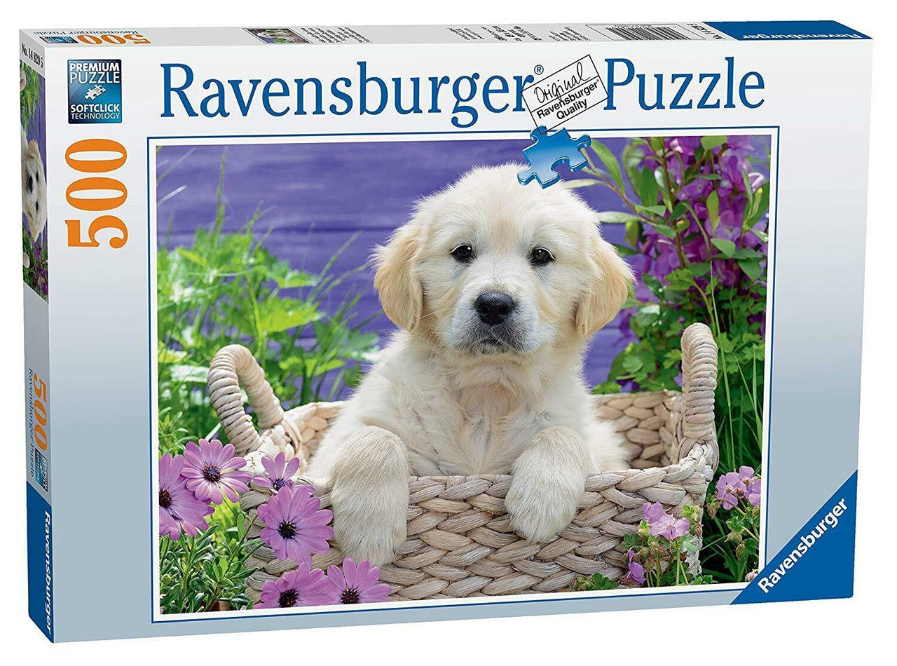 Ravensburger 500pc - Sweet Golden Retriever Puzzle