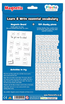 Fiesta Crafts - Magnetic Words Years 1 & 2