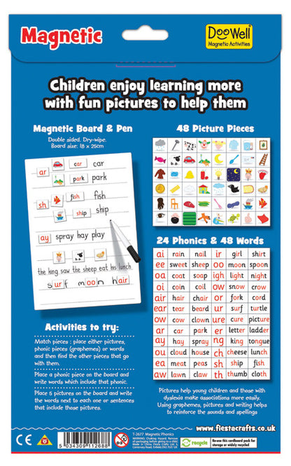 Fiesta Crafts - Magnetic Phonics With Words & Pictures