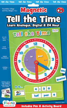 Fiesta Crafts - Magnetic Tell The Time