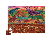 Crocodile Creek - Above & Below Dinosaur World Puzzle 48pc