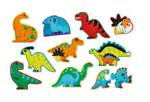 Crocodile Creek Let's Begin 2pc Puzzles - Dinosaurs