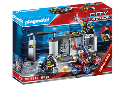 Playmobil City Action - Take Along Tactical Unit Headquarters 70338