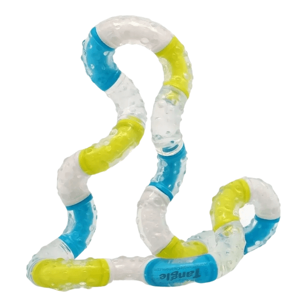 Tangle Brain Tools - Focus Fidget - Teal/Yellow/White