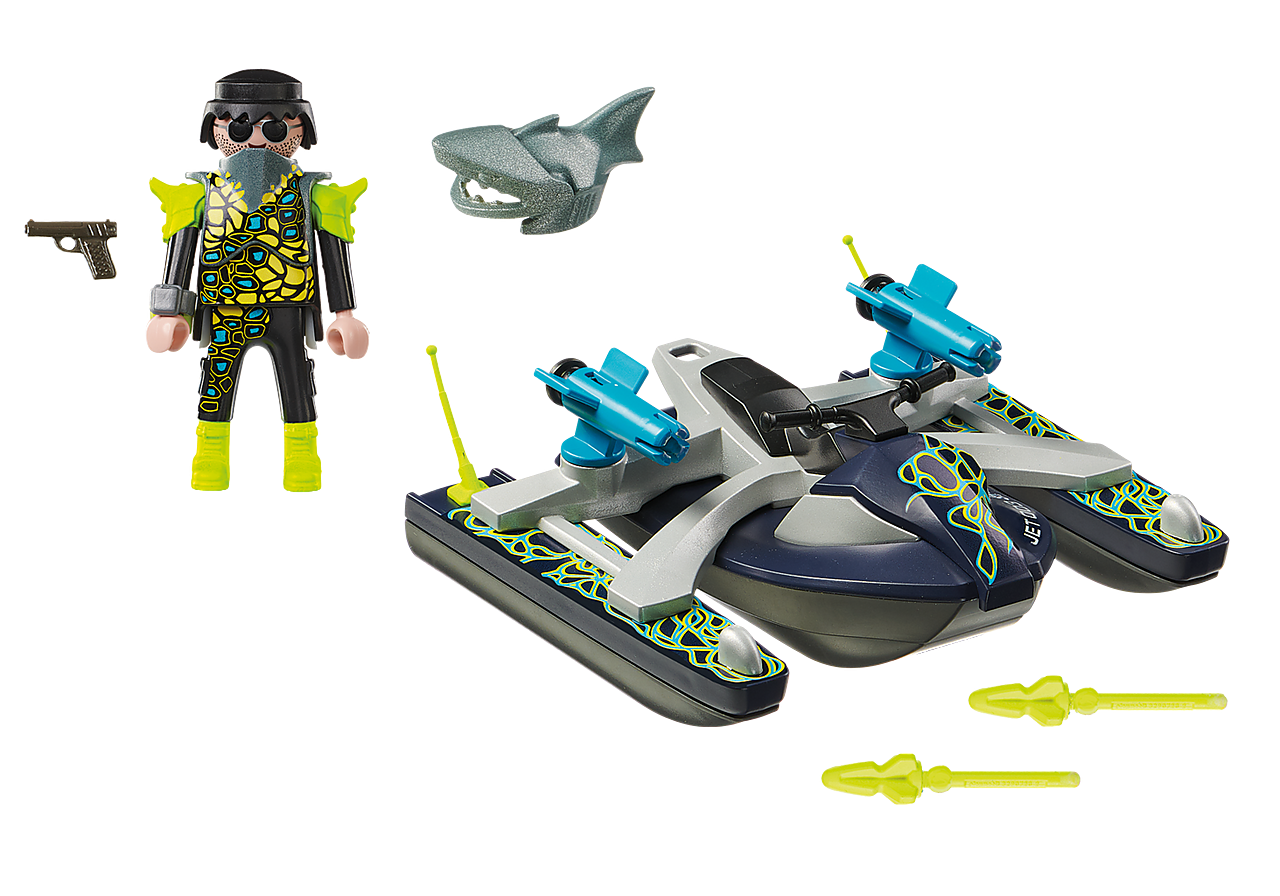 Playmobil Top Agents - TEAM S.H.A.R.K. Rocket Rafter 70007