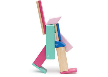 Tegu Magnetic Wooden Blocks Blossom 14 Pieces