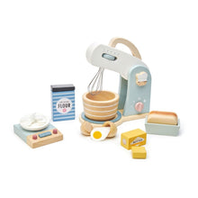 Tender Leaf Toys Home Baking wooden set with illustrated baking tools for play kitchen role play