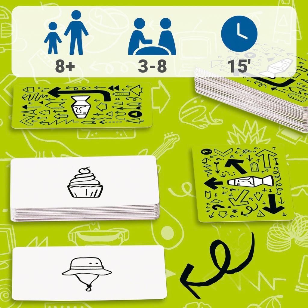 Compact box of That's Not a Hat Pop Culture, a portable card game to take to parties and on holidays