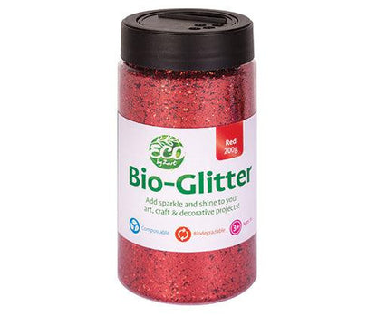 ECO by Zart - Bio Glitter 200g Red