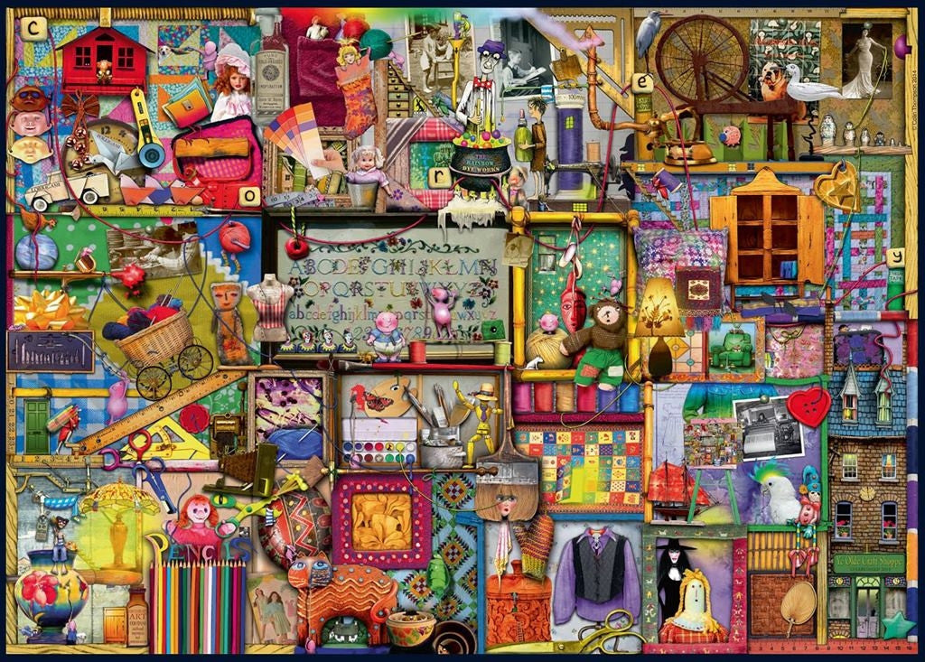 Ravensburger 1000pc - The Craft Cupboard Puzzle by Colin Thompson