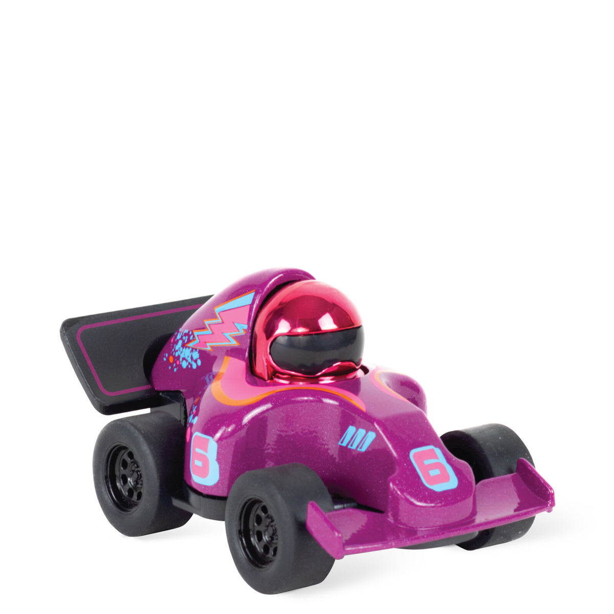 Tiger Tribe Presto Racers Stellar pink and purple press-down diecast mini racing car