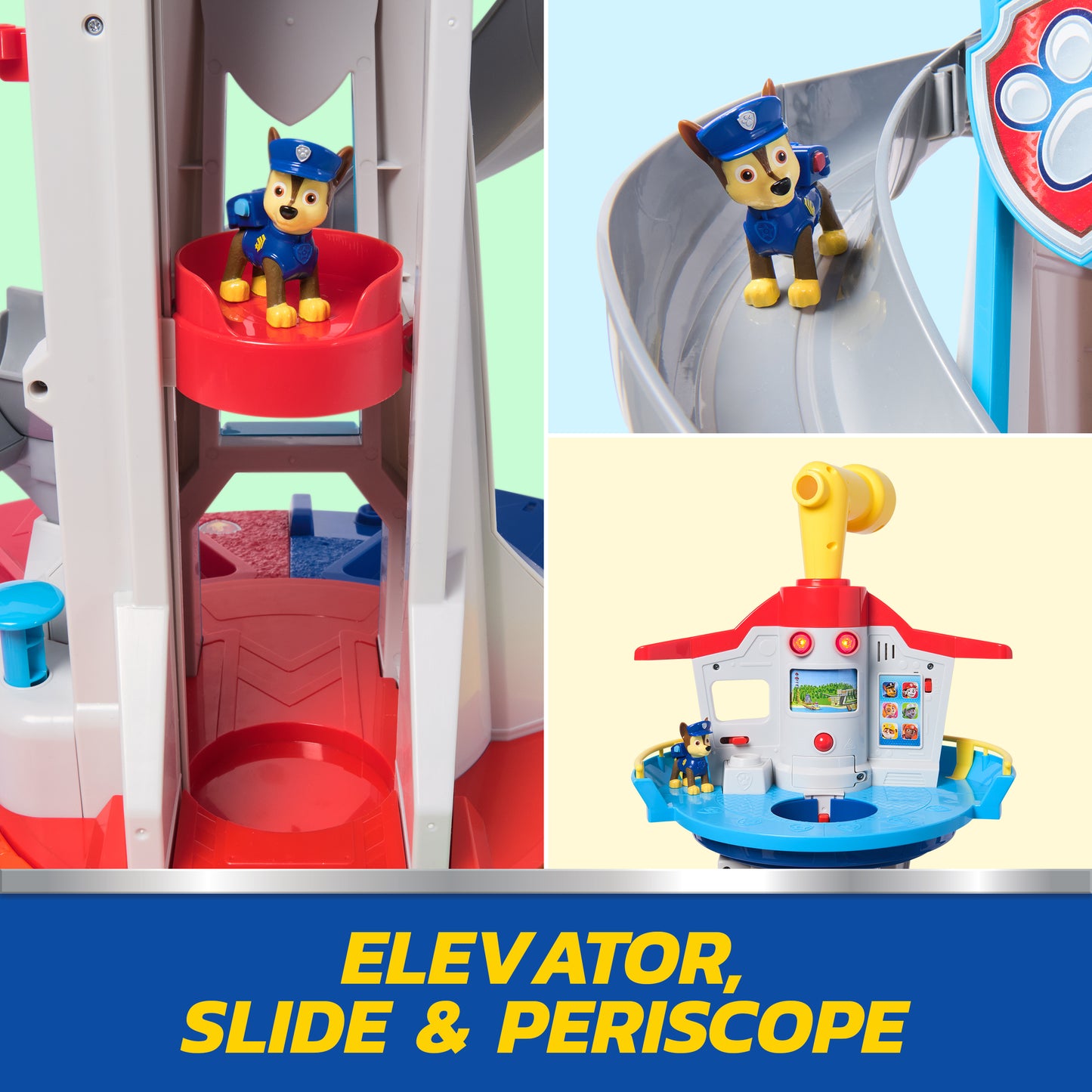 PAW Patrol My Size Lookout Tower Playset with Chase Vehicle