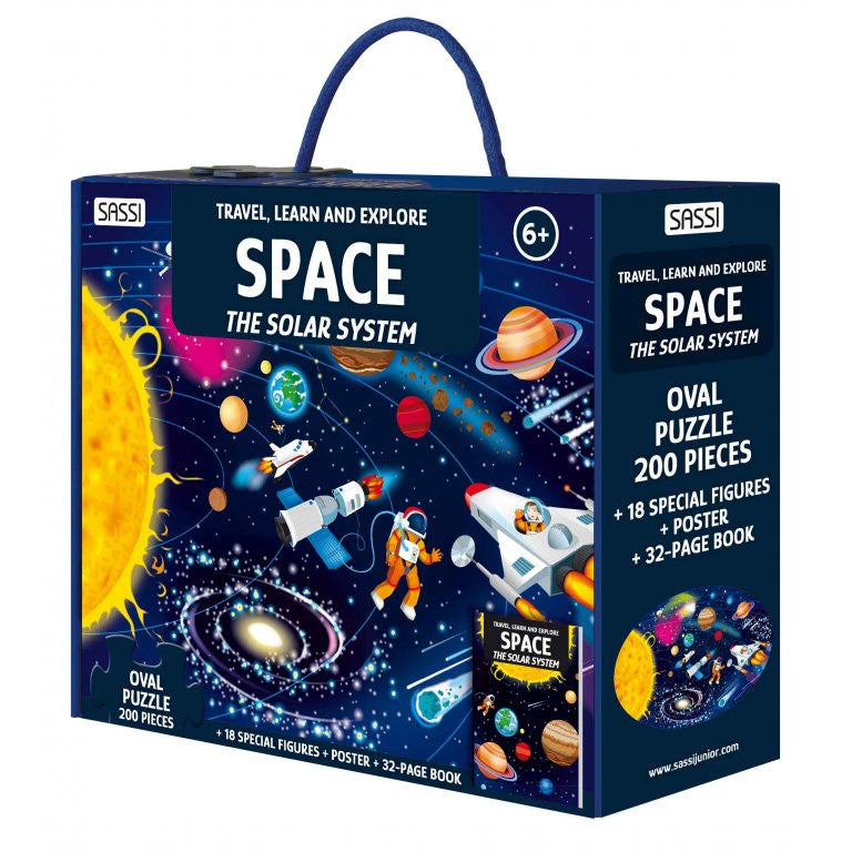 Sassi - Travel, Learn and Explore - Space Puzzle 200pc