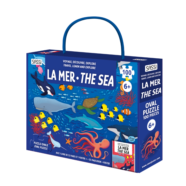 Sassi Travel, Learn and Explore - The Sea Puzzle, 205 pcs